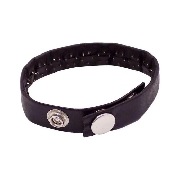 Fairvillacom Restraints Rouge Pin Prick Cock Strap Black Leather
