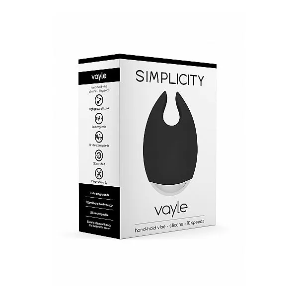 Fairvillacom Simplicity Vayle HandHold Vibe Black Anal