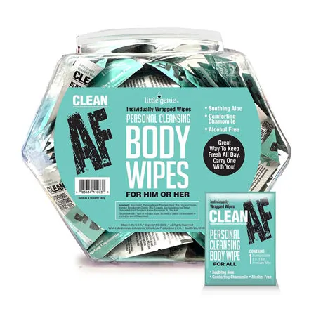 Fairvillacom Vibrators Clean Af Wipes Fishbowl 96 Packs
