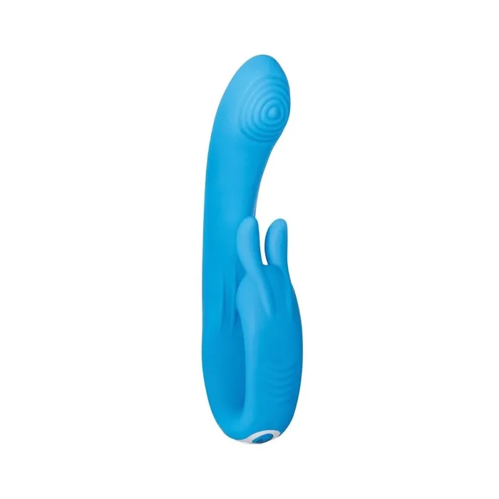 Fairvillacom Vibrators Evolved Sea Breeze Bunny Rechargeable Dual Stim Blue
