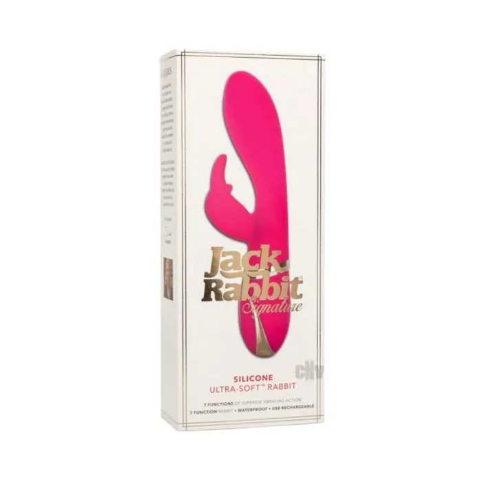 Fairvillacom Vibrators Jack Rabbit Silicone Ultra Soft Rabbit Vibrator Pink