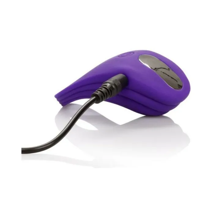 Fairvillacom Vibrators Silicone Rechargeable Passion Enhancer Ring Purple