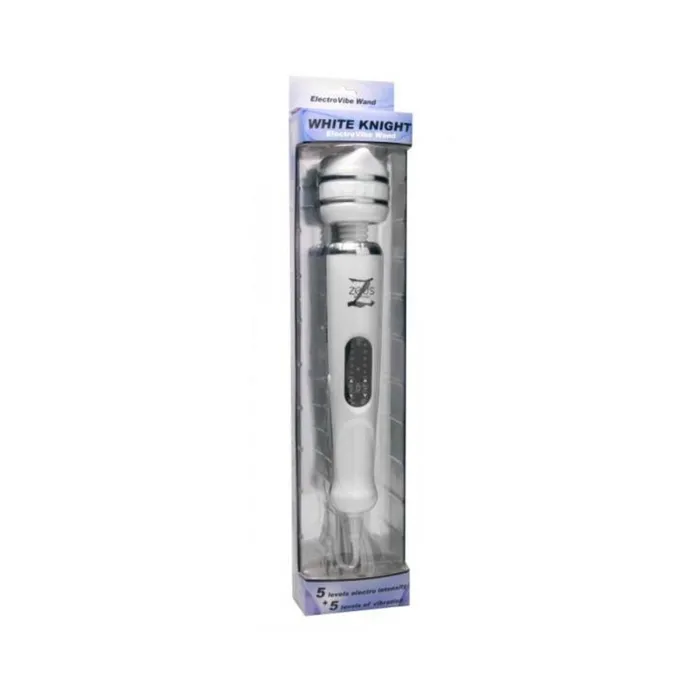 Fairvillacom Vibrators White Knight 10 Mode Electro Vibe Wand