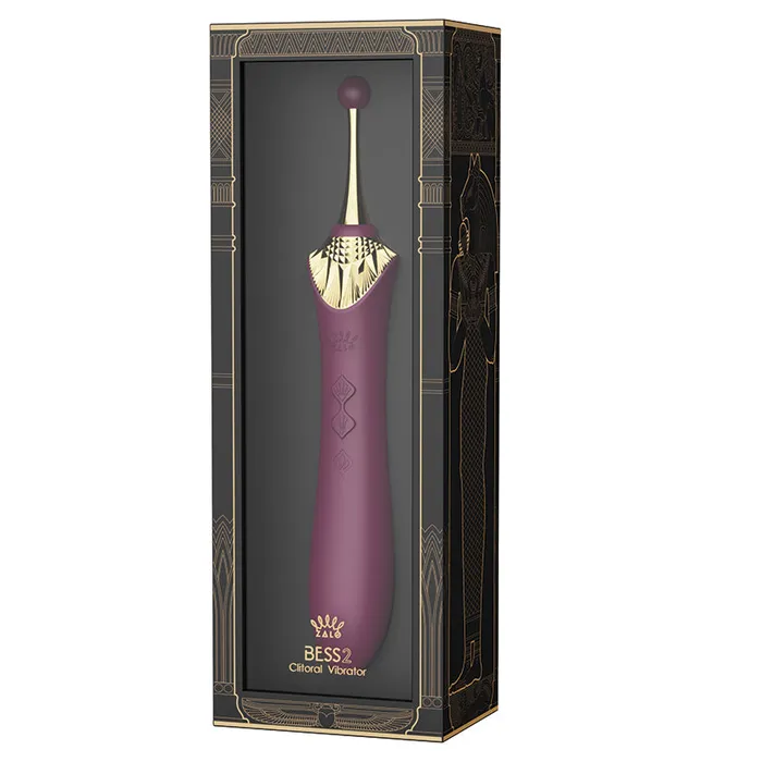 Fairvillacom Vibrators ZALO Bess 20 Clitoral Vibrator Obsidian Black