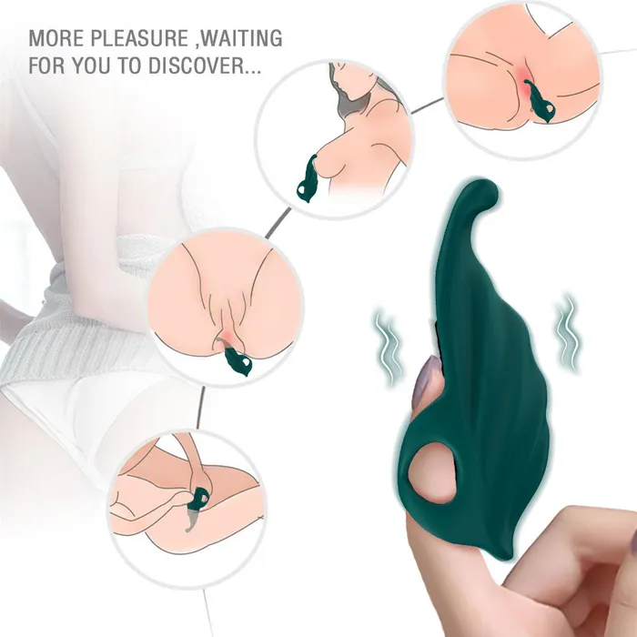Female Sex Toys Amovibe Finger Vibrator with 9 Vibration Patterns Female Sex Toys Amovibe Finger Vibrator with 9 Vibration Patterns