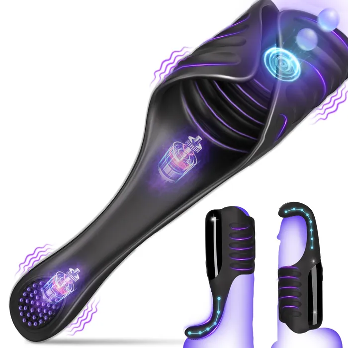 Female Sex Toys Amovibe Penis Vibrator with Tapping Vibrating Function