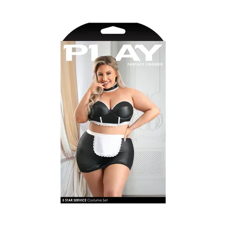 Female Sex Toys Fantasy Lingerie Fantasy Lingerie Play 5Star Service Wetlook Bustier Adjustable Open Back Spanking Skirt Gstring Panty Choker Costume 3XL4XL Female Sex Toys Fantasy Lingerie Fantasy Lingerie Play 5Star Service Wetlook Bustier Adjustable Open Back Spanking Skirt Gstring Panty Choker Costume 3XL4XL