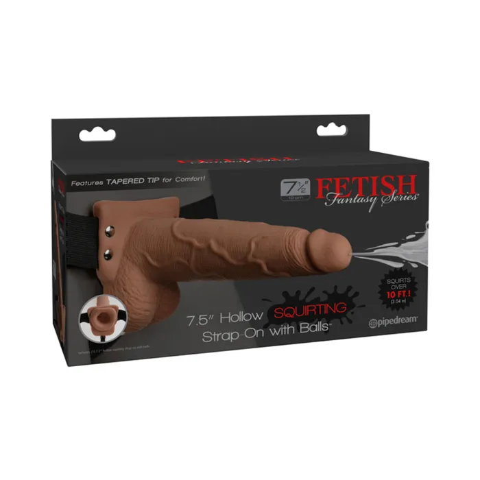 Female Sex Toys Fetish Fantasy 75in Hollow Squirting Strapon With Balls Tan Fairvillacom