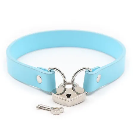 Female Sex Toys Plesur PVC Collar With Heart Lock Key Aqua Bag Packaging Fairvillacom Female Sex Toys Plesur PVC Collar With Heart Lock Key Aqua Bag Packaging Fairvillacom