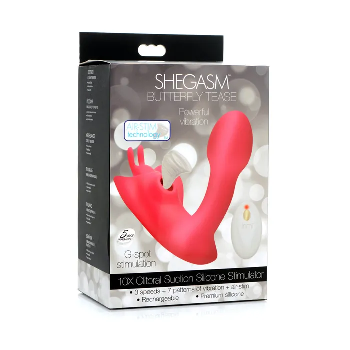 Female Sex Toys Shegasm Butterfly Tease 10X Clitoral Suction Silicone Stimulator W Remote Control Fairvillacom Female Sex Toys Shegasm Butterfly Tease 10X Clitoral Suction Silicone Stimulator W Remote Control Fairvillacom