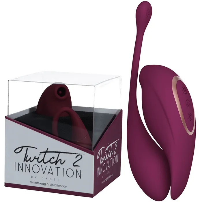 Female Sex Toys ShhhWndsr Twitch 2 Clit Stimulator and Vibrating Egg Burgundy Female Sex Toys ShhhWndsr Twitch 2 Clit Stimulator and Vibrating Egg Burgundy