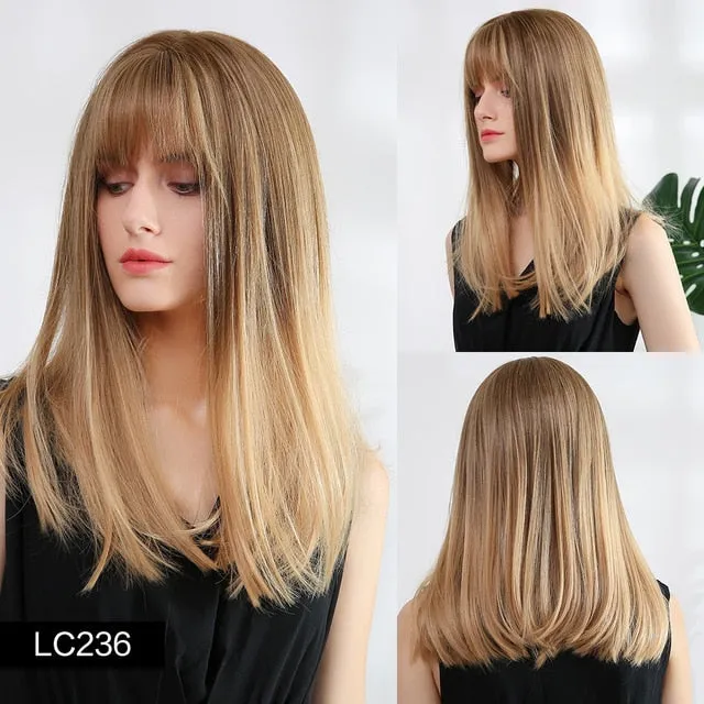 Female Sex Toys Synthetic wigs with fringe Straight with dark roots 12 colours ShhhOb Female Sex Toys Synthetic wigs with fringe Straight with dark roots 12 colours ShhhOb