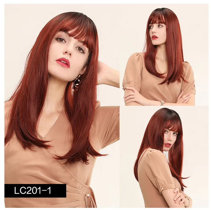 Female Sex Toys Synthetic wigs with fringe Straight with dark roots 12 colours ShhhOb Female Sex Toys Synthetic wigs with fringe Straight with dark roots 12 colours ShhhOb
