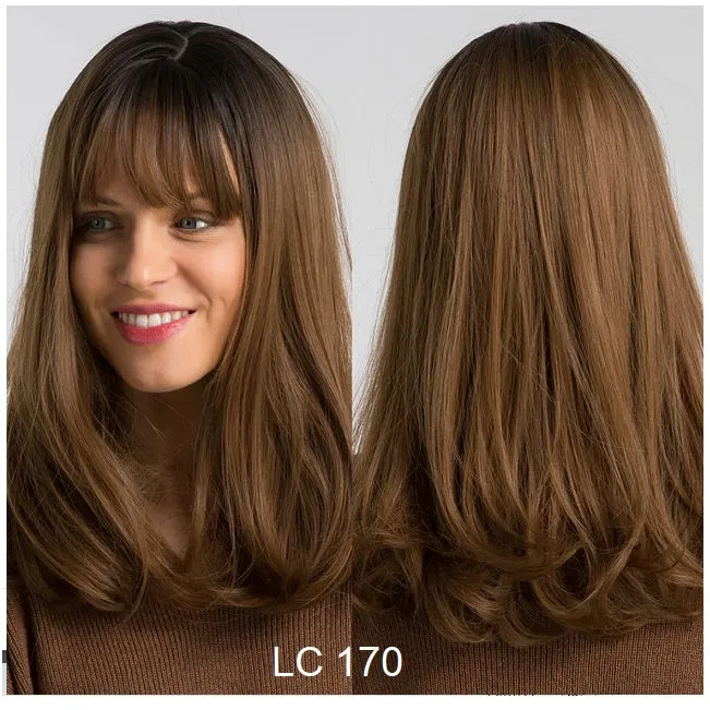 Female Sex Toys Synthetic wigs with fringe Straight with dark roots 12 colours ShhhOb Female Sex Toys Synthetic wigs with fringe Straight with dark roots 12 colours ShhhOb