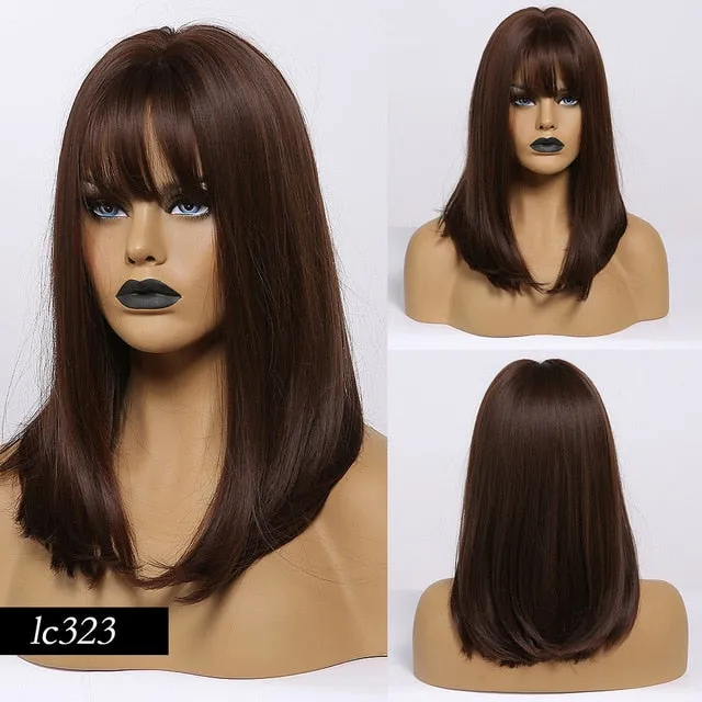 Female Sex Toys Synthetic wigs with fringe Straight with dark roots 12 colours ShhhOb Female Sex Toys Synthetic wigs with fringe Straight with dark roots 12 colours ShhhOb