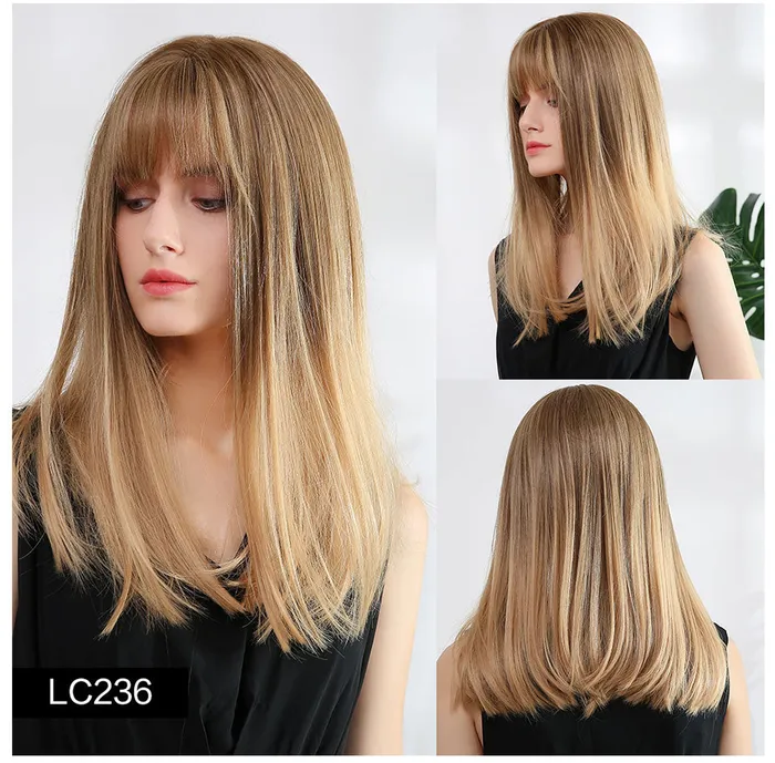 Female Sex Toys Synthetic wigs with fringe Straight with dark roots 12 colours ShhhOb Female Sex Toys Synthetic wigs with fringe Straight with dark roots 12 colours ShhhOb