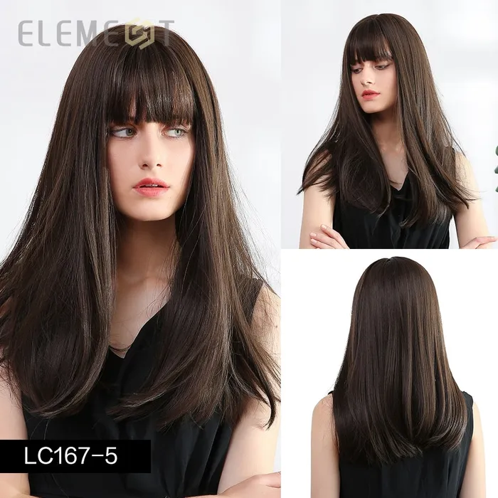 Female Sex Toys Synthetic wigs with fringe Straight with dark roots 12 colours ShhhOb Female Sex Toys Synthetic wigs with fringe Straight with dark roots 12 colours ShhhOb