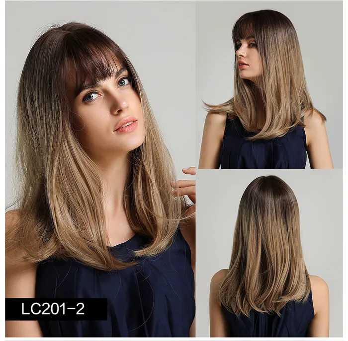 Female Sex Toys Synthetic wigs with fringe Straight with dark roots 12 colours ShhhOb Female Sex Toys Synthetic wigs with fringe Straight with dark roots 12 colours ShhhOb