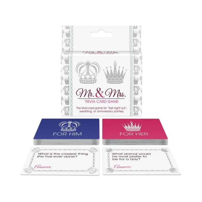 Games Fairvillacom Mr And Mrs Trivia Card Game