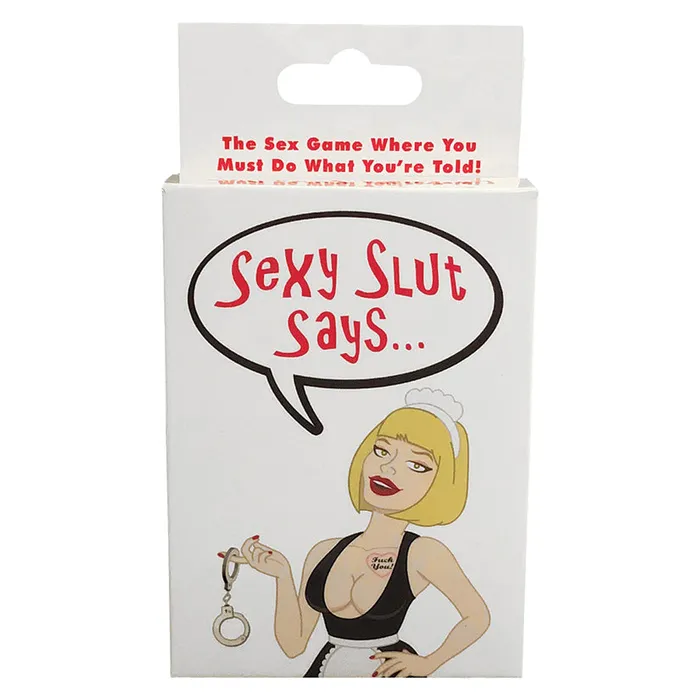 Games Sexy Slut Says Card Game Fairvillacom