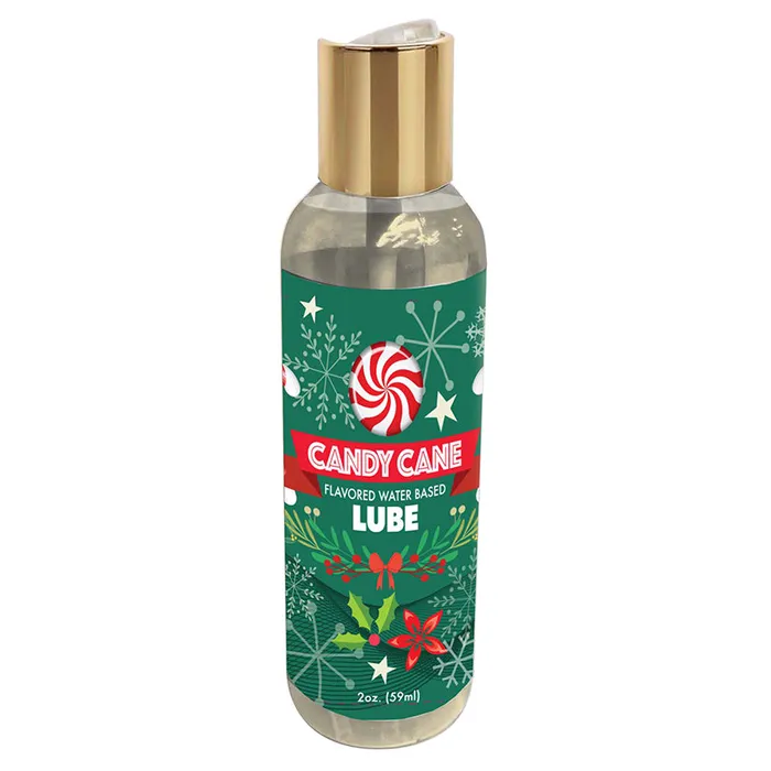 Holiday Lube Candy Cane 2 oz LITTLE GENIE Dildos