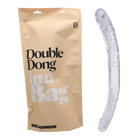 In A Bag 13 Double Dong Clear Fairvillacom Dildos