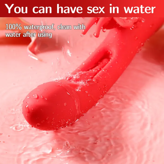 KERERO Female Sex Toys Ariana Flapping G Spot Vibrator with Dual Vibration