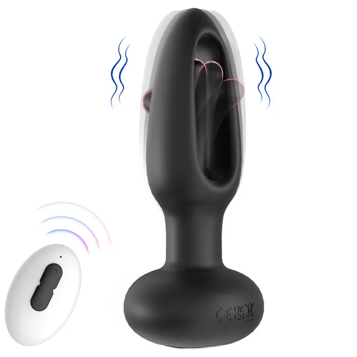 KERERO Male Sex Toys Kyros Flapping Butt Plug with Vibration