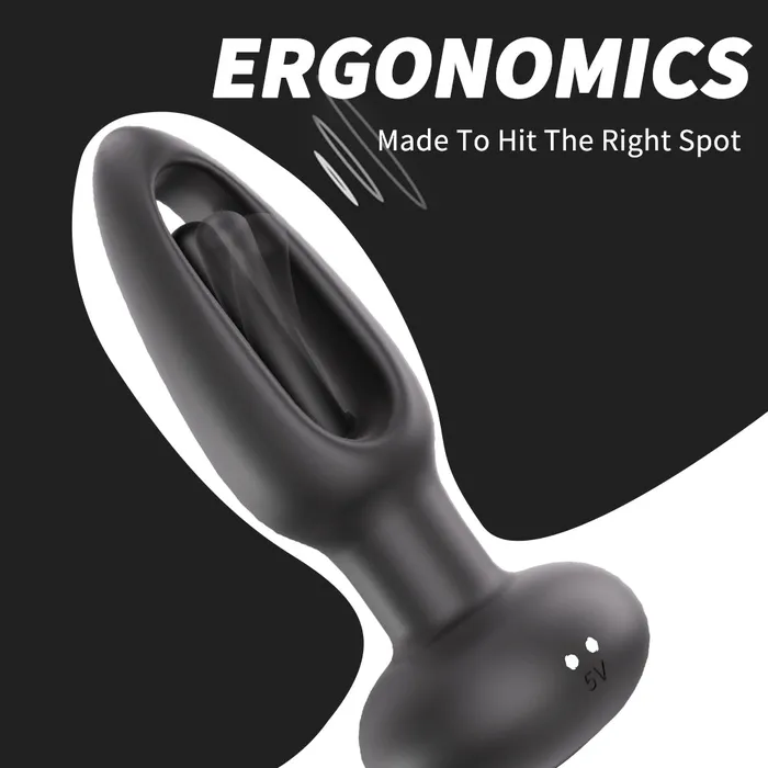 KERERO Male Sex Toys Kyros Flapping Butt Plug with Vibration