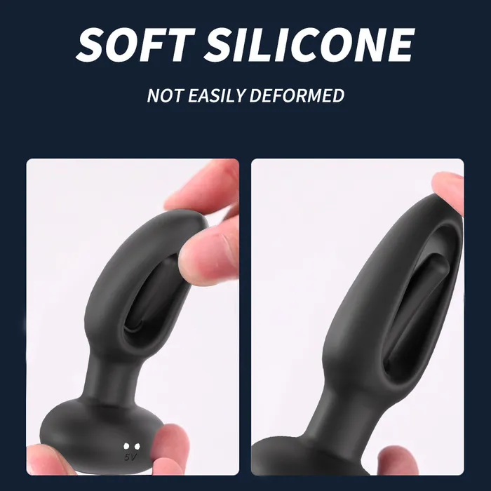 KERERO Male Sex Toys Kyros Flapping Butt Plug with Vibration