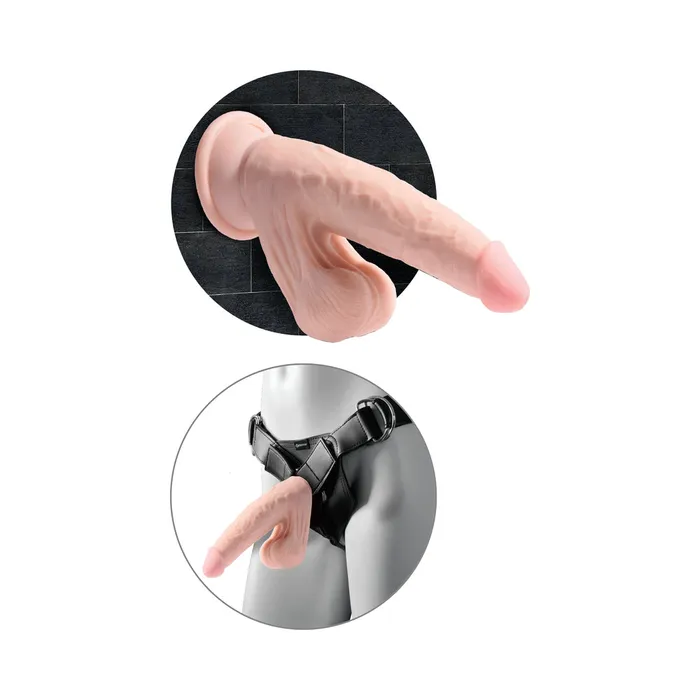 King Cock Triple Density Cock 6 In With Swinging Balls Fairvillacom Dildos