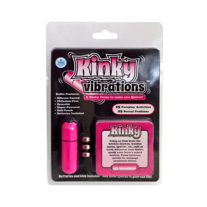 Kinky Vibrations Game with Bullet Vibrator Fairvillacom Female Sex Toys