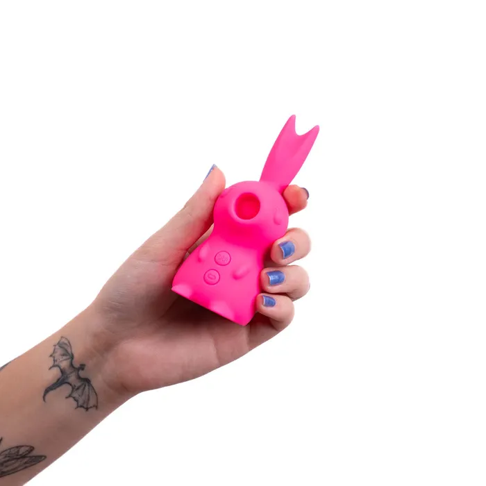Maia HUNNI Mini Rabbit Vibe with Clit Sucker Pink ShhhWndsr Vibrators