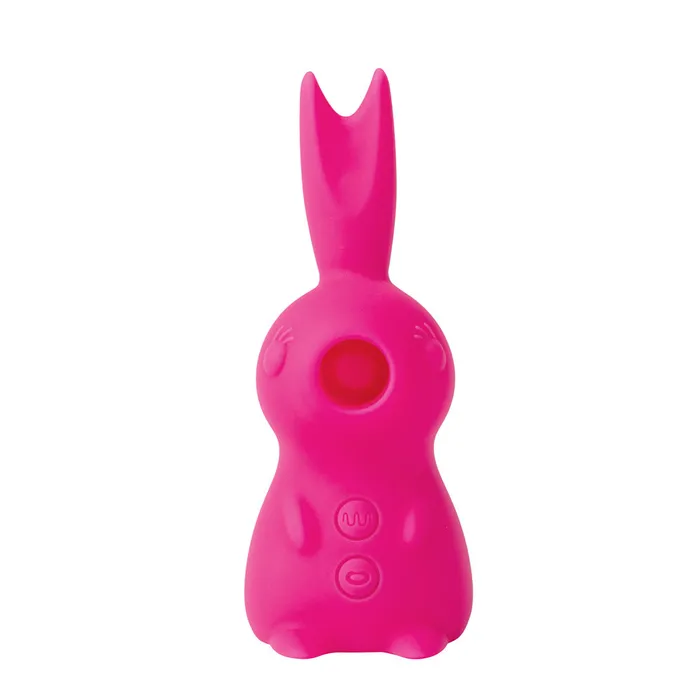Maia HUNNI Mini Rabbit Vibe with Clit Sucker Pink ShhhWndsr Vibrators