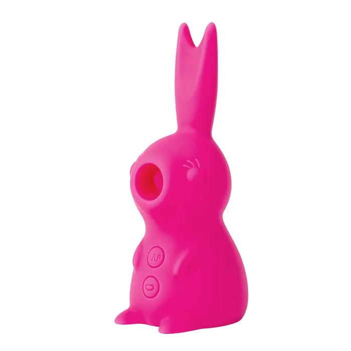 Maia HUNNI Mini Rabbit Vibe with Clit Sucker Pink ShhhWndsr Vibrators