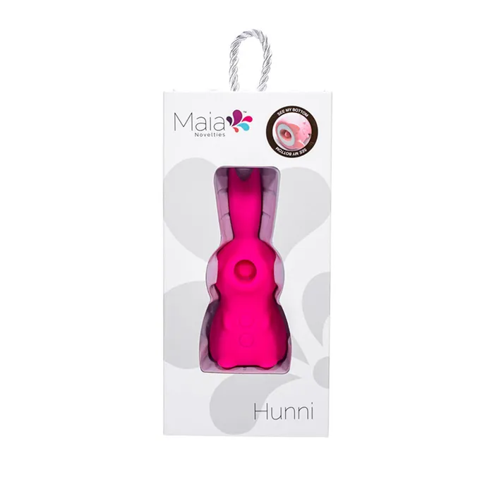 Maia HUNNI Mini Rabbit Vibe with Clit Sucker Pink ShhhWndsr Vibrators
