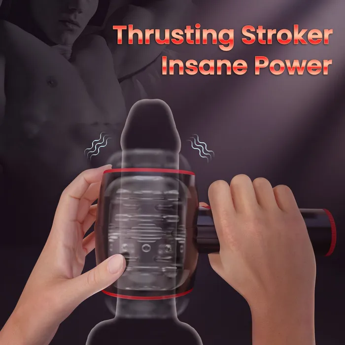 Male Sex Toys Amovibe Thrusting Automatic Masturbator with Vibrating Design