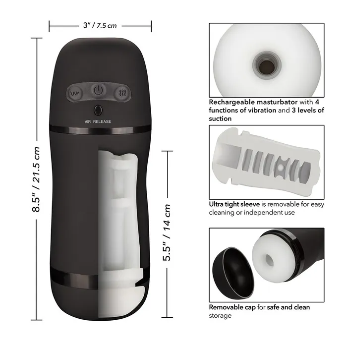 Male Sex Toys Cal Exotics The HummerSucking Vibrating Power Stroker