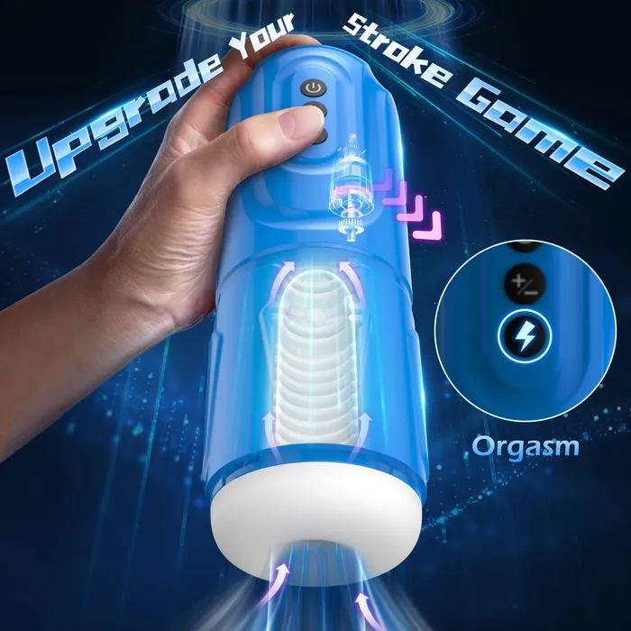 Male Sex Toys KERERO AMOVIBE Male Masturbators Cup with 7 Thrusting Modes for Men Hands Free