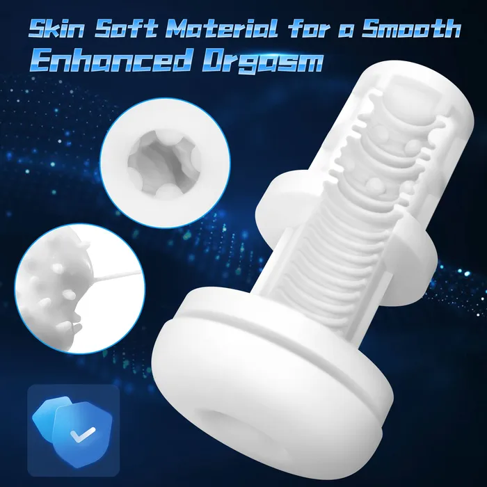 Male Sex Toys KERERO AMOVIBE Male Masturbators Cup with 7 Thrusting Modes for Men Hands Free