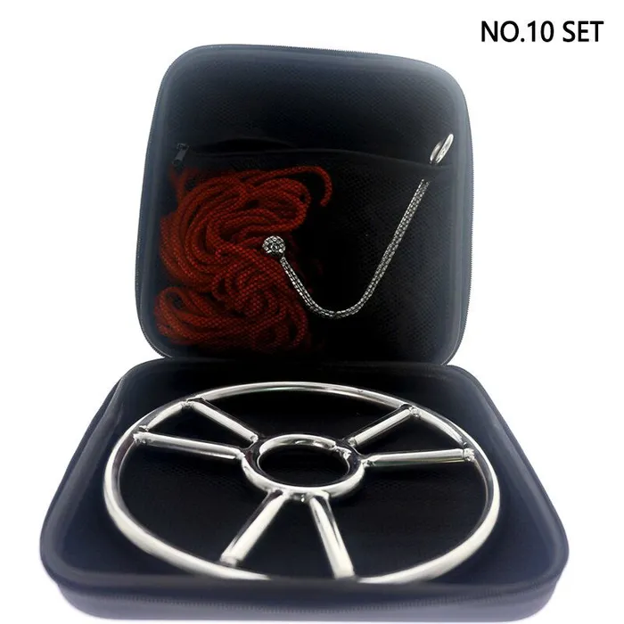 Male Sex Toys ShhhOb Bondage Shibari Ring set B including rope anal hook