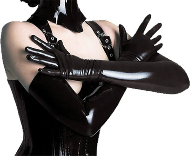 Male Sex Toys ShhhOb Latex gloves arm length gloves for women one size