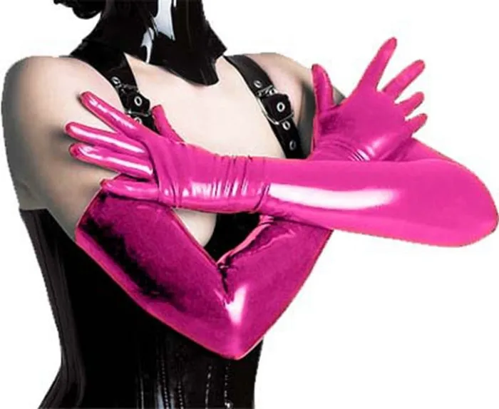 Male Sex Toys ShhhOb Latex gloves arm length gloves for women one size
