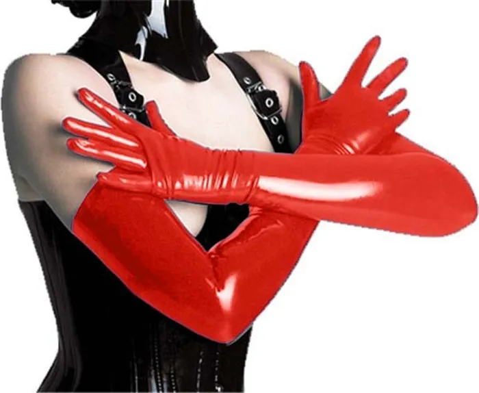 Male Sex Toys ShhhOb Latex gloves arm length gloves for women one size