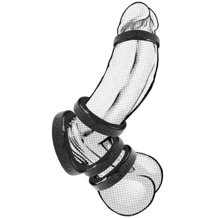 Male Sex Toys ShhhWndsr Boneyard Silicone Ring 50mm Male Sex Toys ShhhWndsr Boneyard Silicone Ring 50mm