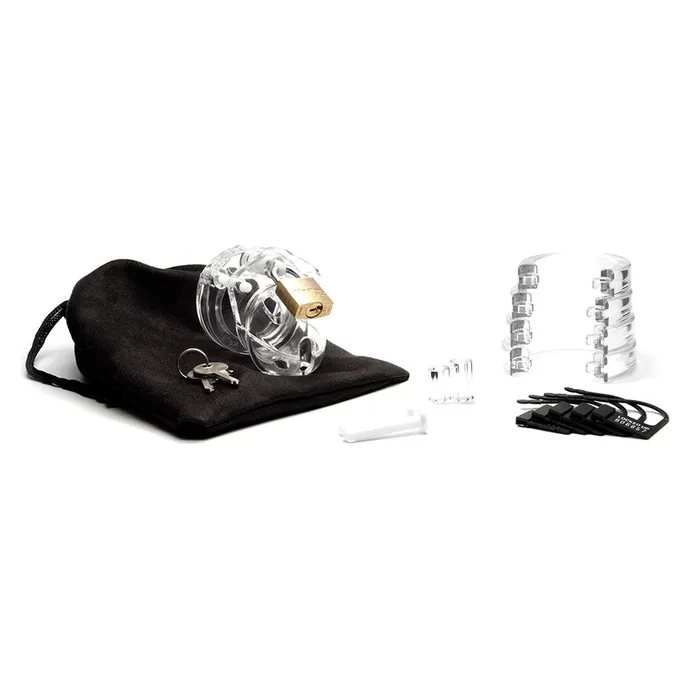 Male Sex Toys ShhhWndsr MiniMe Black Chastity Cock Cage Kit Clear Male Sex Toys ShhhWndsr MiniMe Black Chastity Cock Cage Kit Clear