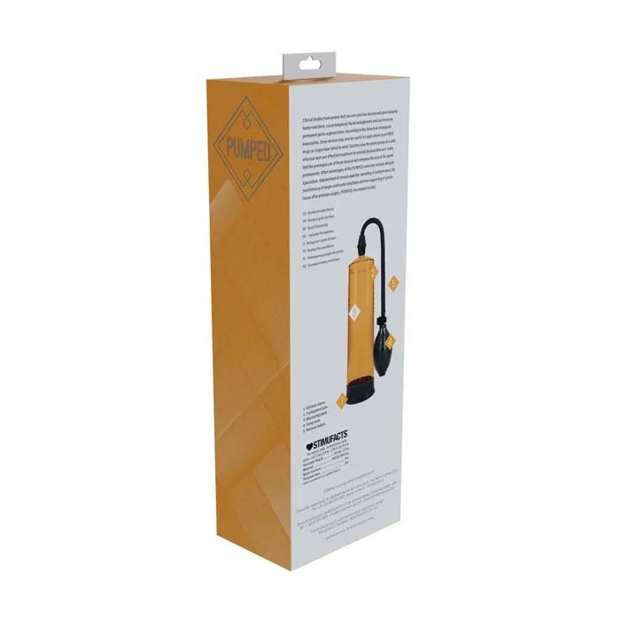 Male Sex Toys ShhhWndsr PUMPED Basic Pump 1 Orange Penis Pump Male Sex Toys ShhhWndsr PUMPED Basic Pump 1 Orange Penis Pump