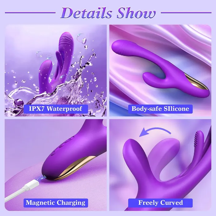MOIAME Vibrator Dildo Rabbit Sex Toys Female Sex Toys MOIAME Vibrator Dildo Rabbit Sex Toys Female Sex Toys