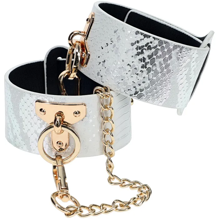 OUCH Florence Collection Ankle Cuffs WhiteGold ShhhWndsr Couples OUCH Florence Collection Ankle Cuffs WhiteGold ShhhWndsr Couples