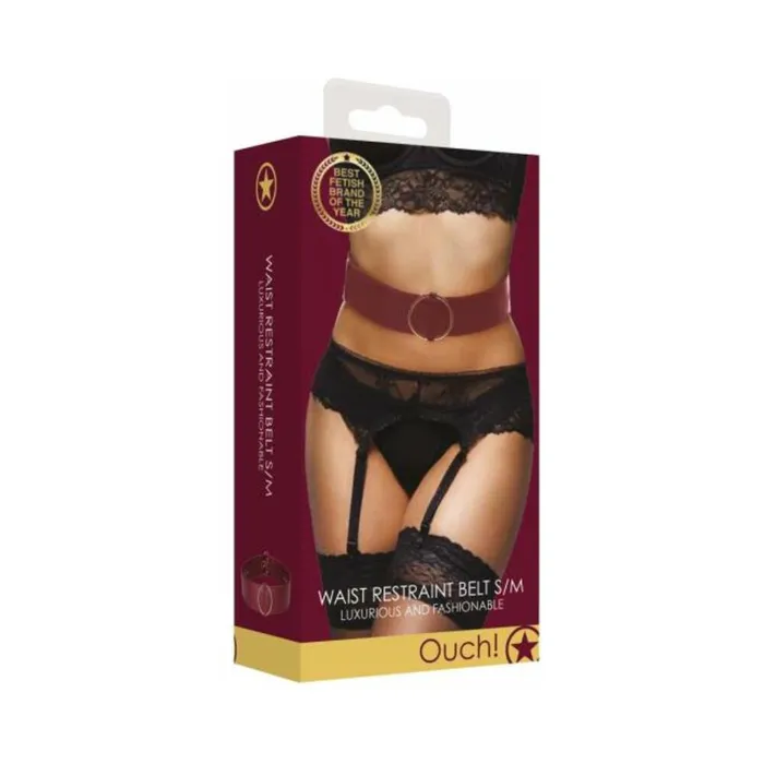 Ouch Halo Waist Belt Sm Burgundy Fairvillacom Couples
